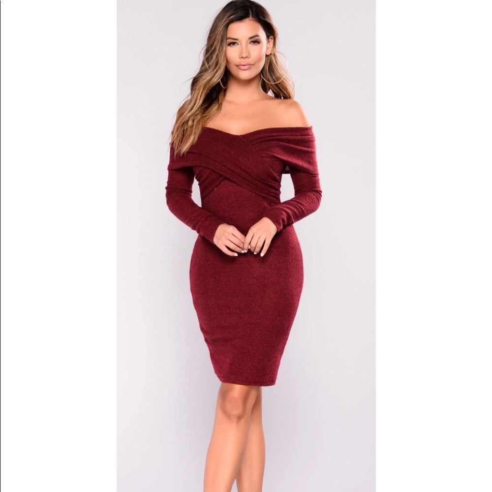 Bottom line sweater dress